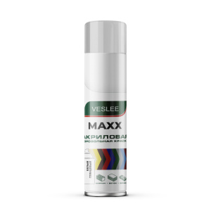 VESLEE Краска-спрей MAXX БЕЛЫЙ ГЛЯНЦЕВЫЙ RAL 9003 650мл. (1шт./12шт.) VX9003