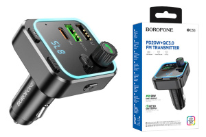 Трансмиттер-FM автомобильный BOROFONE BC53 Bluetooth (47559)