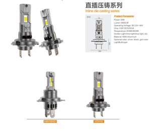 Автолампа светодиодная H7 CG-N5-H7 35W DC12V-24V (комплект 2шт.) (CG-N5-H7)