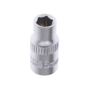 Головка   1/4" шестигранная  6мм "AV Steel" AV-500006