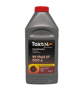 TAKTOL BS Fluid ST Жидкость тормозная DOT-4 0.5 л. (Germany) (1шт./24шт.) (51311001)