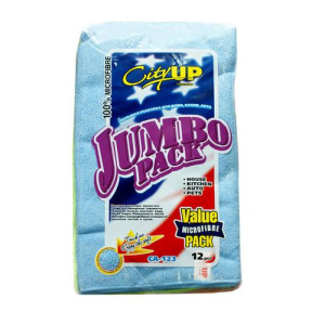Салфетка микрофибра СА-123 Jumbo 12 шт/уп.. 35 х40 (250 мг)
