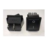 Клавиша двухпозиционная, 2 контакта 6A250V/10A125V, размер 18мм*12мм KN-016