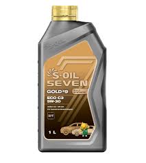 S-OIL Масло моторное синтетика SEVEN GOLD #9 ECO C3 5W-30 1л (1шт./12шт.) (E107755)