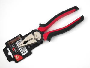 Пассатижи 200мм с красно-черной ручкой PROFFI (6 шт. упаковка) "Сервис Ключ" 75200