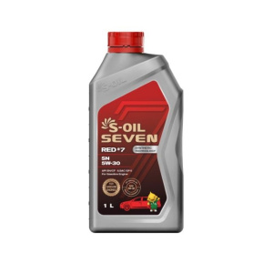 S-OIL Масло моторное синтетика SEVEN RED #7 SN 5W-30 1л (1шт./12шт.) (E107662)