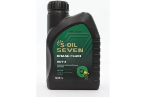 S-OIL Жидкость тормозная SEVEN BRAKE FLUID DOT-4 0,5л (1шт./20шт.) (970116)