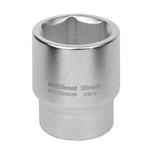 Головка  3/4" шестигранная 36мм "AV Steel" AV-530036