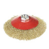 Кордщетка латунная для "болгарки" ТАРЕЛКА 115мм  (IP-115)