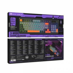 Игровая беспроводная клавиатура HOCO GM751 Elegante 3-режимная  (рус. версия) (01302)