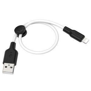 Кабель для зарядки USB - Lightning HOCO X21 Plus 25см (50286)