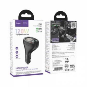 Трансмиттер-FM автомобильный HOCO E88 Bluetooth (05142)