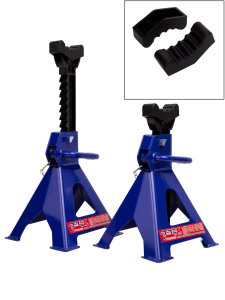 Подставка под машину TREK 3т, с гребенкой + 2 резин.накладки (к-т 2 шт) TR003/2