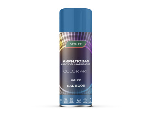 VESLEE Краска-спрей COLOR ART СИНИЙ RAL 5005 520мл.(200гр.) (1шт./12шт.) L5005