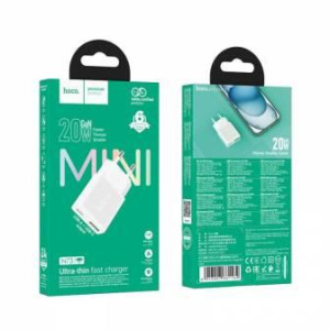 Сетевой адаптер питания HOCO N73 PD20W+QC3.0 1USB + 1C 2.4A (05552)